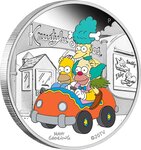 Pièce de monnaie en argent 1 dollar g 31.1 (1 oz) millésime 2022 simpsons krustylu studios