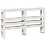 vidaXL Cadre de lit sans matelas blanc 140x200 cm bois de pin massif