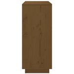 vidaXL Buffet Marron miel 70x34x80 cm Bois massif de pin