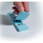Carnet de 50 tickets vestiaire bleus - lot de 20 - exacompta