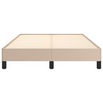 vidaXL Cadre de lit Cappuccino 120x200 cm Similicuir