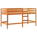 vidaXL Lit mezzanine enfants avec échelle 90x190 cm bois de pin massif