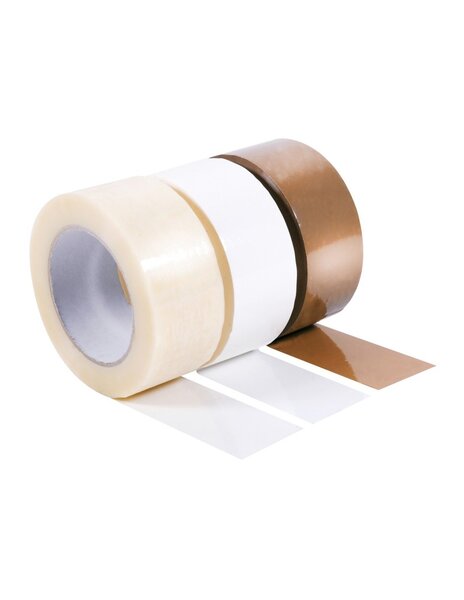 (lot  36 rouleaux) ruban adhésif polypropylène standard solvant transparent 48mmx100m