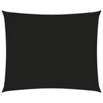 vidaXL Voile de parasol tissu oxford rectangulaire 3x4 m noir