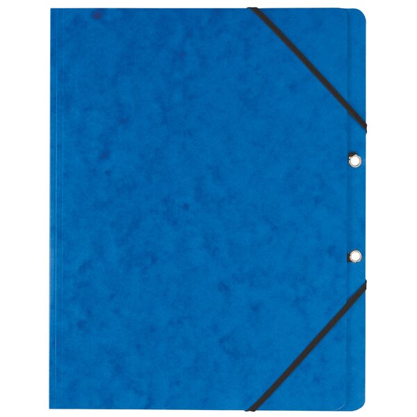 Chemise à élastique sans rabat exacompta 24 x 32 cm - bleue - lot de 10