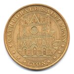 Mini médaille monnaie de paris 2007 - cathédrale saint-jean de lyon