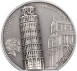 Pièce de monnaie en Argent 10 Dollars g 62.2 (2 oz) Millésime 2022 Leaning Tower of Pisa LEANING TOWER OF PISA