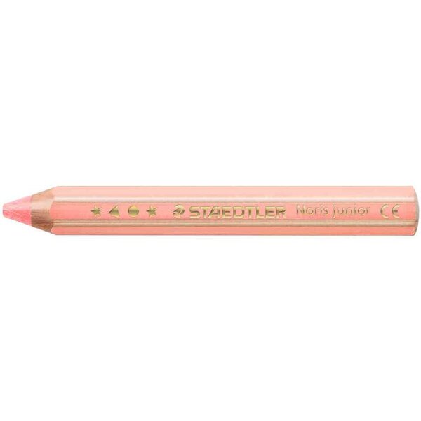 Crayon de couleur hexagonal noris junior  pêche staedtler