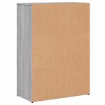 vidaXL Buffet sonoma gris 60x30x84 cm bois d'ingénierie