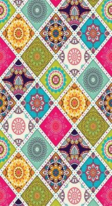 Tapis de cuisine 50 x 180 cm - Rose