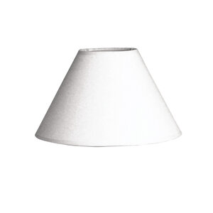 Abat-jour rond blanc 19 5 cm Hauteur 12 5 cm