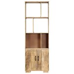 vidaXL Bibliothèque 60x35x180 cm Bois de manguier solide