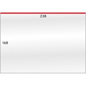 Gaines de protection 168 x 238 mm pour lettres mini feuillets.
