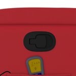 vidaXL Fauteuil de massage inclinable rouge similicuir