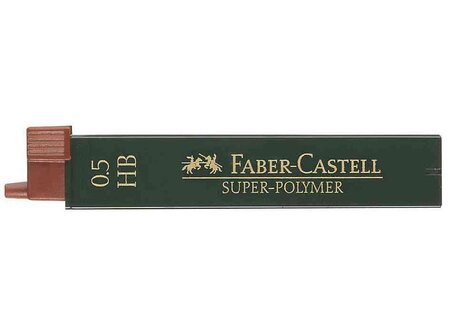 Boîte de 12 mines Super Polymère 9065 S-HB FABER-CASTELL