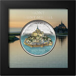 Pièce de monnaie en Argent 25 Dollars g 155.5 (5 oz) Millésime 2023 Mont Saint Michel MONT SAINT MICHEL