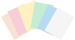 Pqt de 12 Chemises 210 g 240 x 320 mm ISATIS Coloris Pastel Assorties ELVE