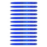 Stylo bille rétractable super grip g pointe moyenne bleu x 12 pilot