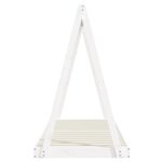 vidaXL Cadre de lit pour enfants blanc 80x200 cm bois de pin massif
