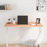 vidaXL Dessus de bureau 100x60x1 5 cm bois massif de hêtre