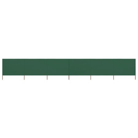 vidaXL Paravent 6 panneaux Tissu 800 x 160 cm Vert