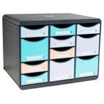 Moule De Classement Storebox Multi 11 Tiroirs Aquarel - Couleurs Assorties - Exacompta