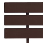 vidaXL Cadre de lit Marron foncé Bois de pin massif 160x200 cm