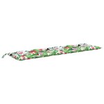 vidaXL Coussins de banc de jardin lot de 2 multicolore 200x50x7 cm