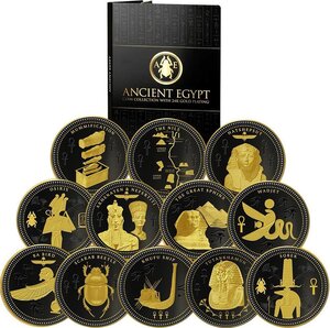 Pièce de monnaie en Iron 50 Cents g 38 Millésime 2024 Ancient Egypt ANCIENT EGYPT