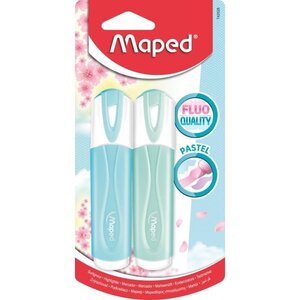 MAPED 2 Surligneurs Pastels Blister