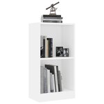 Vidaxl bibliothèque blanc 40 x 24 x 75 cm aggloméré