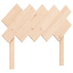 vidaXL Lit pour personne âgée et tête de lit 100x200 cm bois massif