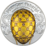 Pièce de monnaie en Argent 1000 Togrog g 62.2 (2 oz) Millésime 2024 IMPERIAL CORONATION EGG