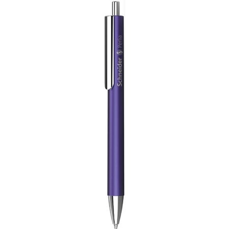 Stylo à bille Perlia violet Recharge Slider 755 XB bleue SCHNEIDER