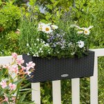 LECHUZA Jardinière BALCONERA Cottage 50 ALL-IN-ONE Granite