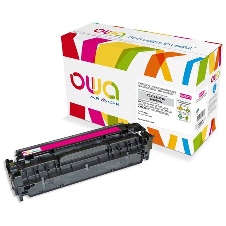 Toner d'encre remanufacturé, compatible pour HP 304A CC533A - Magenta