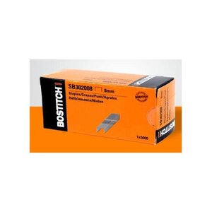 Boite de 1000 agrafes 8 mm pour cloueur T10 BOSTITCH