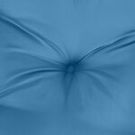 vidaXL Coussin de banc de jardin bleu mélangé 100x50x7 cm tissu