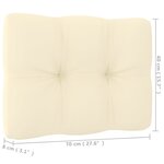 vidaXL Salon de jardin 10 Pièces avec coussins Marron miel Bois de pin