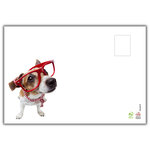 Carte pour Fille Femme Magnifique à la Mode Reine du Shopping Message Humoristique avec Enveloppe Illustrée format 17 5x12cm Chien Drôle Amusant Rigolo Déguisé Création Fabrication française 69-6218