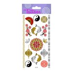 Tatouages temporaires - Zen - Dorures et rouge