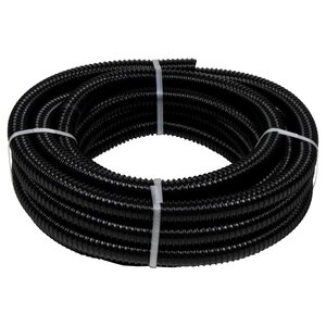 Ubbink Tuyau à pression spiralé 25mm 10m noir