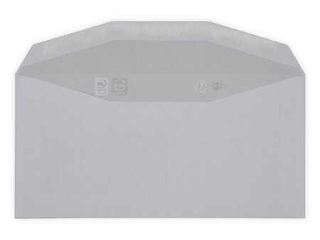 Lot de 100 enveloppe dl2 avec fenêtre blanche 114 x 229 mm