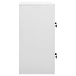 vidaXL Armoires à casiers 5 Pièces Gris clair et bleu 90x45x92 5 cm Acier
