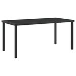vidaXL Ensemble de Dînette de Jardin 7 Pièces avec Coussins Marron Poly Rotin