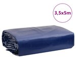 vidaXL Bâche bleu 3 5x5 m 650 g/m²