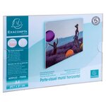 Porte-visuel Mural Horizontal A4 - Cristal - X 10 - Exacompta