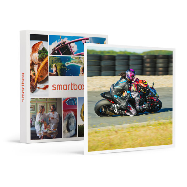 SMARTBOX - Coffret Cadeau Baptême passager en moto : 3 tours à l'arrière d'un pilote professionnel sur le circuit du Val de Vienne -  Sport & Aventure