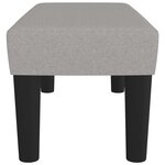vidaXL Banc Gris clair 70x30x30 cm Tissu