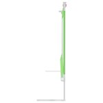 vidaXL Barrière de sécurité de lit d'enfant Vert 100x25 cm Tissu
